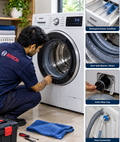 Professional On-Site Diagnostics & Rapid Resolution for Bosch Door Water Leaks