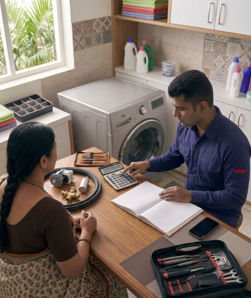 Affordable Doorstep Inspection & Itemized Service Charges for IFB Washing Machines in Thoothukudi