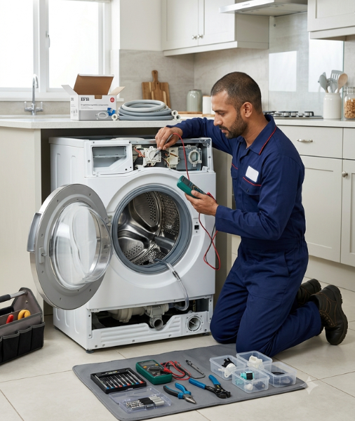 Doorstep Fault Diagnostics & Precision Hardware Repairs for IFB Washing Machines