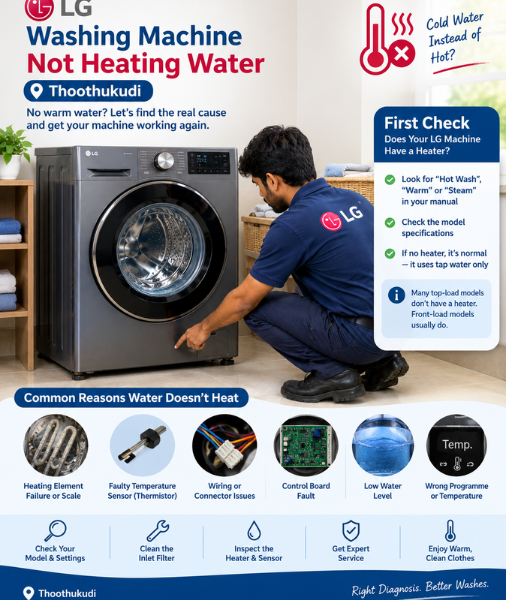 Professional On-Site Diagnostics & Rapid Resolution for LG Water Heating Faults