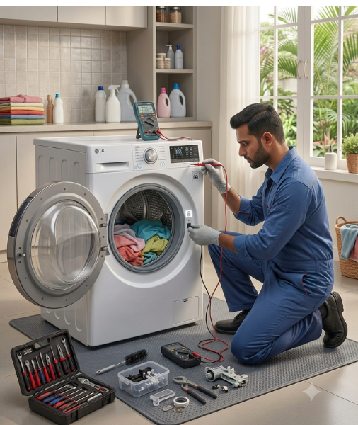 Doorstep Troubleshooting & Precision Hardware Repairs for Non-Starting LG Washing Machines