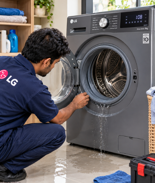 Professional On-Site Diagnostics & Rapid Resolution for LG Door Water Leaks