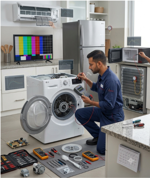 Doorstep Fault Diagnostics & Multi-Product Repairs for Samsung Household Appliances