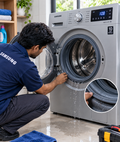 Professional On-Site Diagnostics & Rapid Resolution for Samsung Door Water Leaks